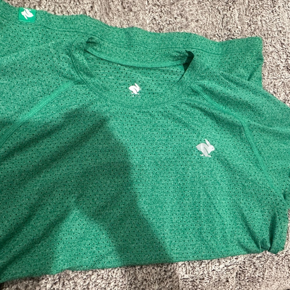 Green Rabbit Running T-Shirt